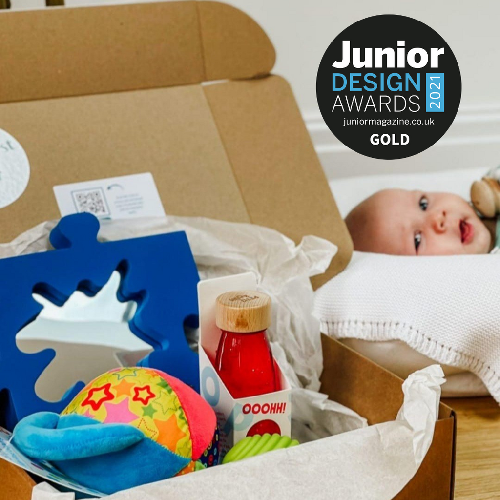 3-6 month baby's first year subscription box - gold winner for best uk baby subscription box in the JDA 21