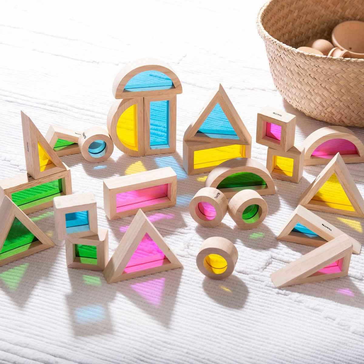 TickiT Rainbow Block Set